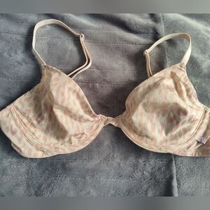 VS Pink Leopard Print Bra